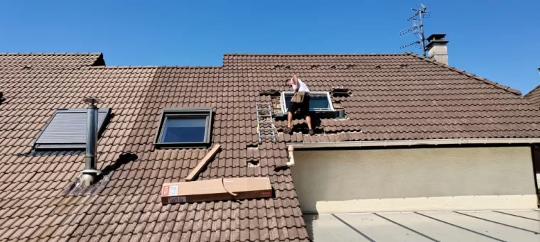 Remplacement de velux dans une maison individuelle à Viry, Bourg-en-Bresse, RB MENUISERIES
